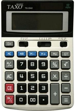 Kalkulator Taxo 12 Pozycyjny Tg 3342 Srebrny