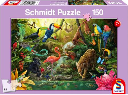 Schmidt Puzzle Mieszkańcy Dżungli 150El.