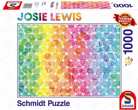 Schmidt Puzzle Pq Josie Lewis Kolorowe Trójkąty 1000El.