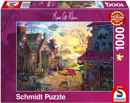 Schmidt Puzzle Pq Rose Cat Khan Smocza Poczta 1000El.