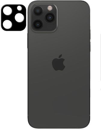 Szkło Hartowane na Cały Aparat Kamerę do iPhone 12 Pro Black