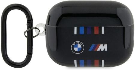 Bmw Airpods Pro 2 Gen Cover Czarny/Black Multiple Colored Lines