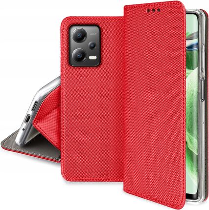 Krainagsm Etui Do Xiaomi Redmi Note 12 5G Smart Magnet+Szkło