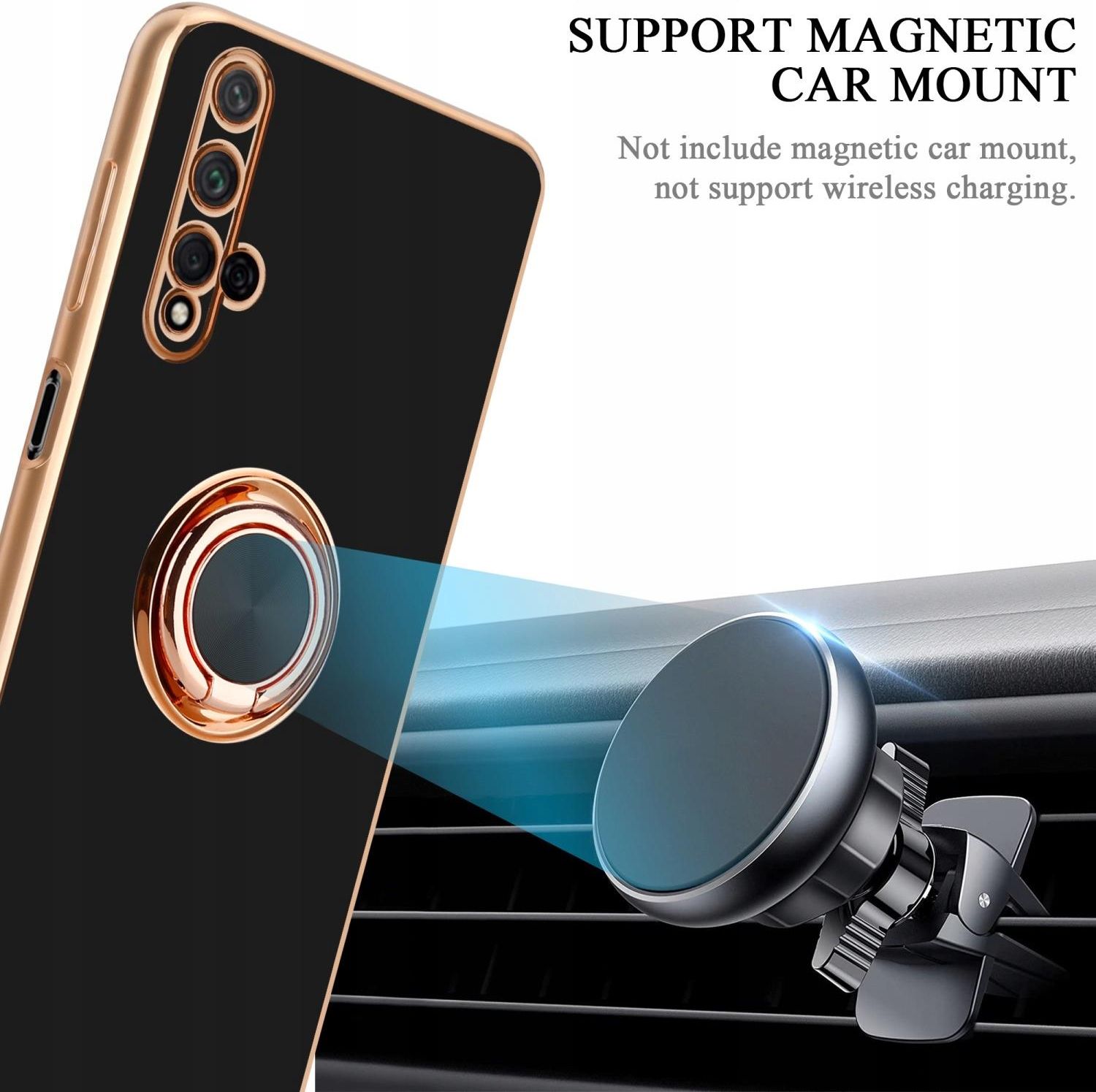Custodia Cadorabo Flip Con Chiusura Magnetica Per Huawei Nova 5T / Honor 20 – Rossa