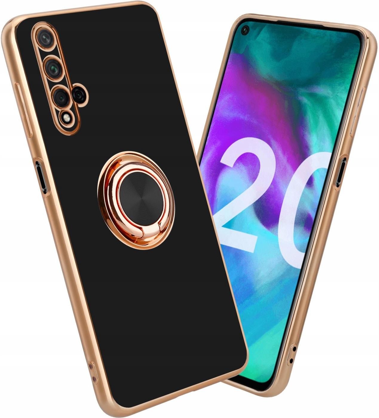 Cadorabo Custodia Compatibile Con Huawei Nova 5t In Bruno Caffè
