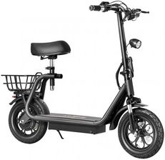 Bogist M5 Pro Electric Scooter Seat And Cargo Carrier 12 Inch Pneumatic Tire 500W Motor Up To 40Km H Shock Aborsbing