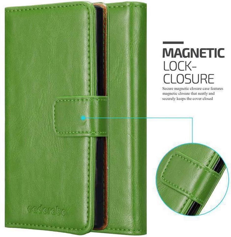 Custodia Libro Cadorabo Per LG K10 (2016) - NERO COMETA - Con Funzione Stand E Chiusura Magnetica - Portafoglio Cover Con Finestra