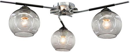 Elem Iker 1955/5 8C Bl Plafon Lampa Sufitowa 5X60W E27 Chrom/Czarny