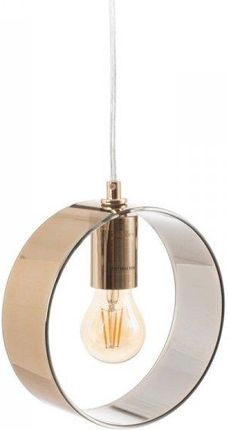 Bigbuy Home Lampa Sufitowa Szkło Złoty Metal 20 X 15 Cm