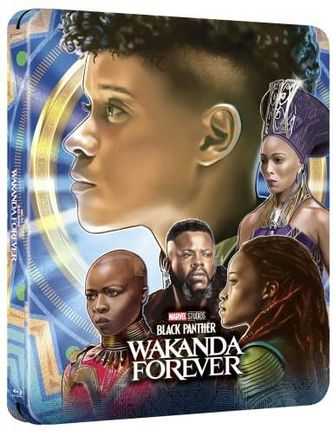 Black Panther: Wakanda Forever (Czarna Pantera: Wakanda w moim sercu) (steelbook) [Blu-Ray 4K]+[Blu-Ray]