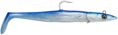 Savage Gear Guma Sandeel V2 Zestaw 12 Blue Pearl Silver 144783