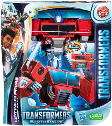 Hasbro Transformers Earthspark Optimus Prime Robby Malto F7663