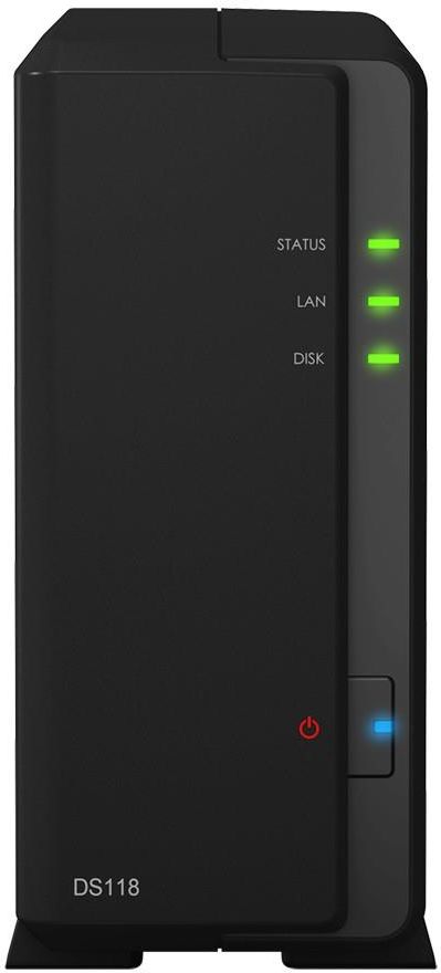 Macierz Dyskowa Synology Diskstation Ds118 Nas Compact Realtek Rtd1296 6 Tb Black DS118