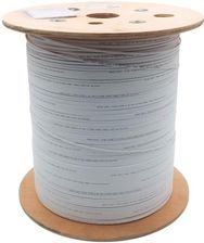 Kabel światłowodowy wewnętrzny FTTH SM 2 włókna 9/125 OS2 G57A1, B2ca, LSOH, biały, 1km DK-D3902-1-SC-W
