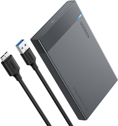 Ugreen adapter obudowa kieszeń na dysk SATA 2.5'' USB 3.0 czarny (US221)