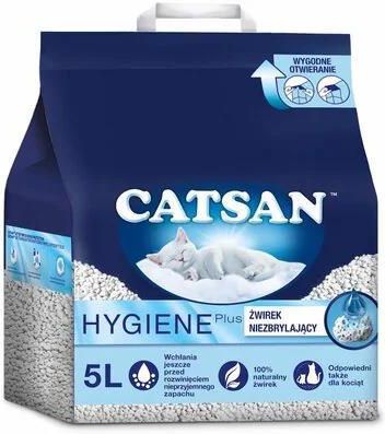 Catsan Żwirek Dla Kota Hygiene Biały 5L 268058