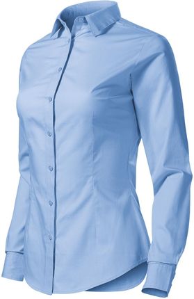 Koszula damska elegancka, długi rękaw, MALFINI 229 STYLE LS, błękitna