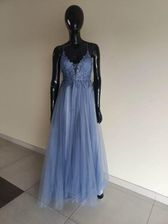 Zdjęcie Sukienka długa Zefir kolor jeans - Libiąż