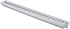 Płyta czołowa do światłowodowego panelu krosowego (DN-96200-P) 24x LC duplex 1U szary DN-96207-P