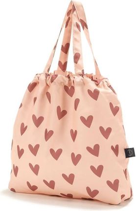 La Millou Shopper Bag Z Kieszonką Heartbeat Pink