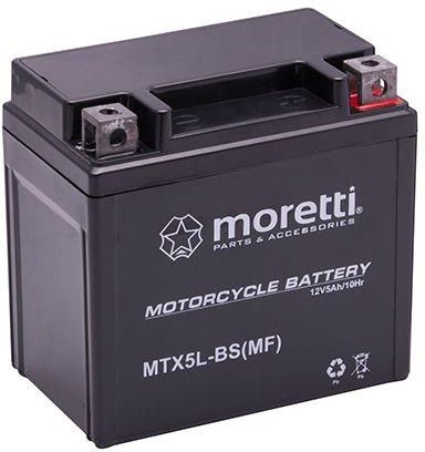 Moretti Akumulator Żelowy Agm Mtx5L Bs 12V 5Ah Odpowiednik Ytx5L