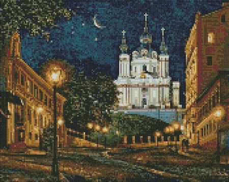 Diamentowa Mozaika Wieczór Kijów 40X50Cm