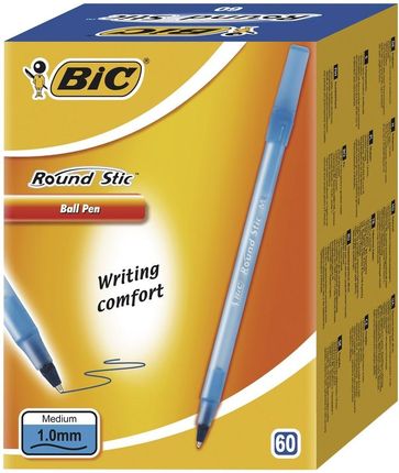 Długopis Round Stic Niebieski (60Szt) Bic