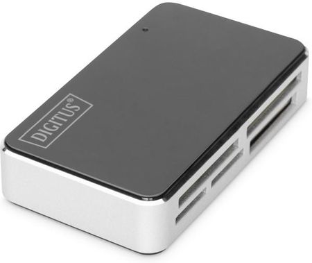 Czytnik kart DA-70322-2 USB 2.0, uniwersalny, czarno-srebrny DA-70322-2