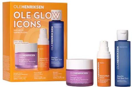 Olehenriksen Ole Glow Icons Set Przeciwstarzeniowy Zestaw Do Pielęgnacji Twarzy