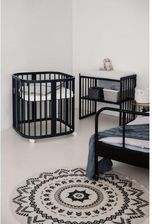 Zdjęcie Łóżeczko 7w1 z materacem grafit - Pruszcz Gdański