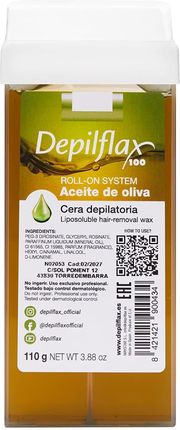 Activeshop Depilflax 100 Wosk Do Depilacji Rolka Oliwkowy 110 g