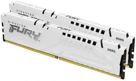 Pamięć RAM Kingston Fury Beast DDR5 32GB 5600MHz CL36 Biały (KF556C36BWEK232)