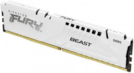 Pamięć RAM Kingston DDR5 Fury Beast 16GB 5600MHz CL40 Biały (KF556C40BW16)