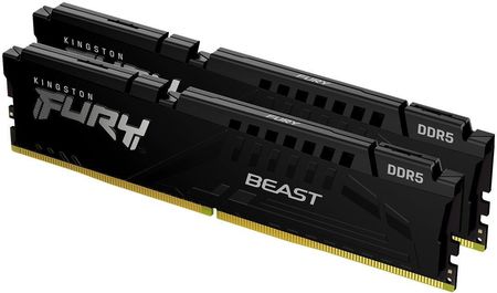 Pamięć RAM Kingston DDR5 Fury Beast Black 16GB 5600MHz CL36 (KF556C36BBEK216)