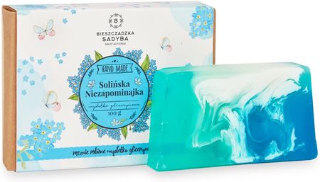 Bieszczadzka Sadyba - mydełko glicerynowe, Solińska Niezapominajka, 100 g