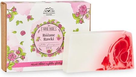 Bieszczadzka Sadyba - mydełko glicerynowe, Różane Rawki, 100 g