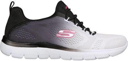 Skechers damskie buty sportowe sneakersy Summer Bright Charmer 149536 BKW