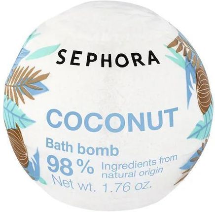 Sephora Collection Bombe De Bain Musująca Kula Do Kąpieli Coconut 1 szt.