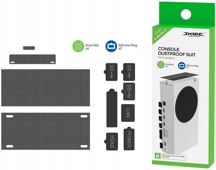 Dobe Zestaw Zabezpieczający Przed Kurzem Xbox Series S
