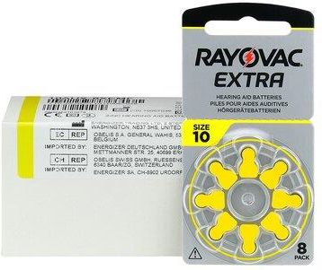 Rayovac 800 X Baterie Do Aparatów Słuchowych Extra 10