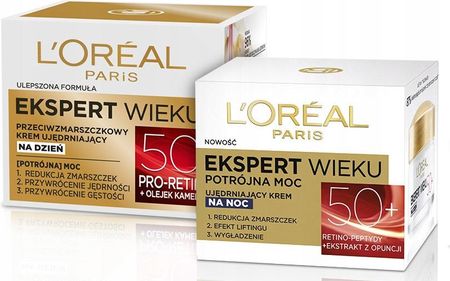 L'Oréal Paris Krem Loreal Ekspert Wieku 50+ Zestaw Dzień Noc