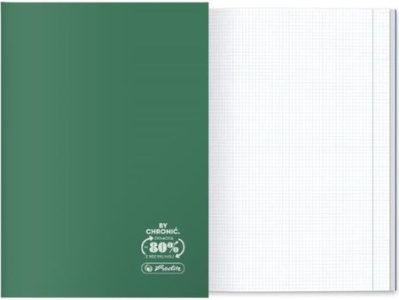 Herlitz Zeszyt Eco Pp Ocean Colors A5 W Kratkę 60 Kartek Zielony