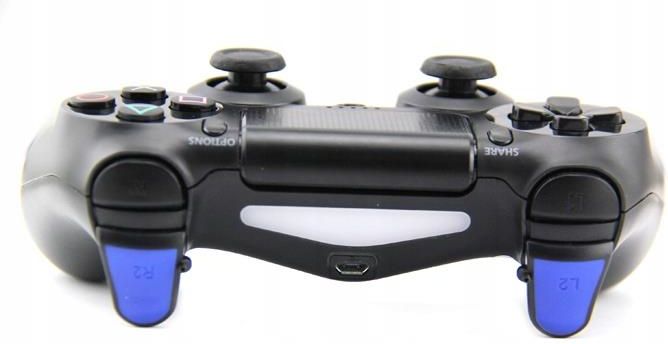 WeLoveGames Przedłużki trigger R2 L2 z regulacją pad PS4 Niebieskie ...