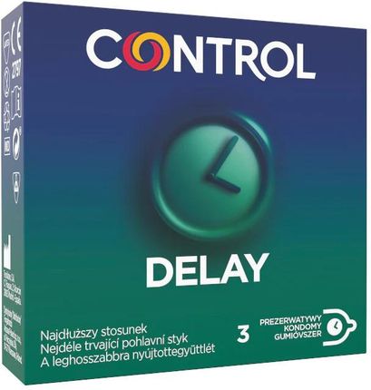 Control Delay opóźniające wytrysk 3szt.