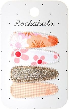 Rockahula Kids 4 Spinki Do Włosów Hippy Shake Fabric