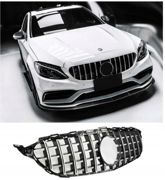 Parrilla Delantera Panamericana GT – Mercedes Benz Clase B W246 2015-18, Negro Brillante