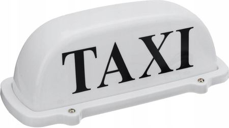 St Parts Kogut Taxi Lampa Led Biały Z Napisem Na Magnes