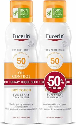 Eucerin Spray Z Filtrem Do Opalania Sensitive Protect Suchy 2x200ml