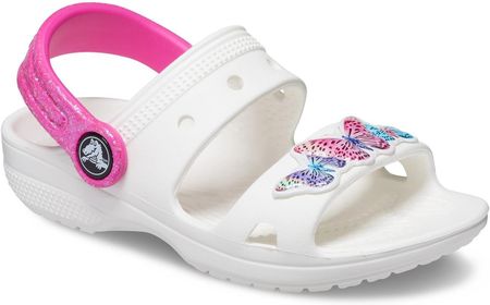 Dziecięce Sandały Crocs Classic Embellished Sandal T 207803-100 – Biały