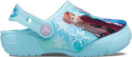 Dziecięce Klapki Crocs FL Disney Frozen II Clog K 207465-4O9 – Niebieski